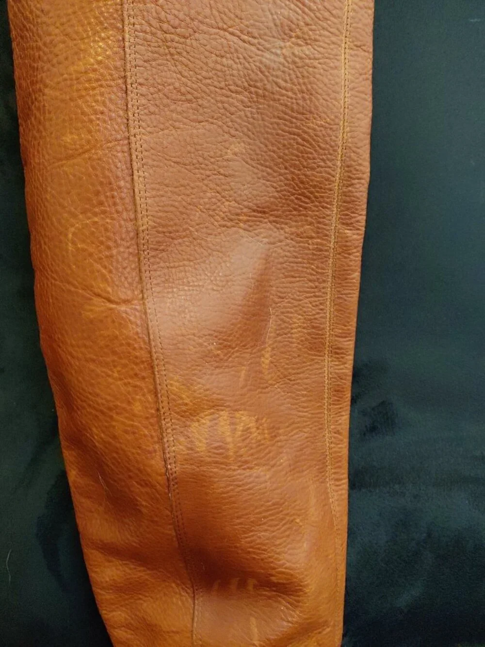 LUCKY BRAND Azoola Whiskey Tall Knee High Leather Boots Shoes Size US 6.5